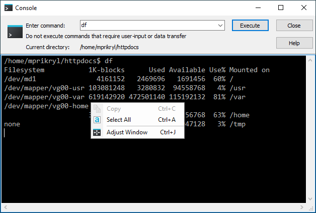 filezilla server linux command line