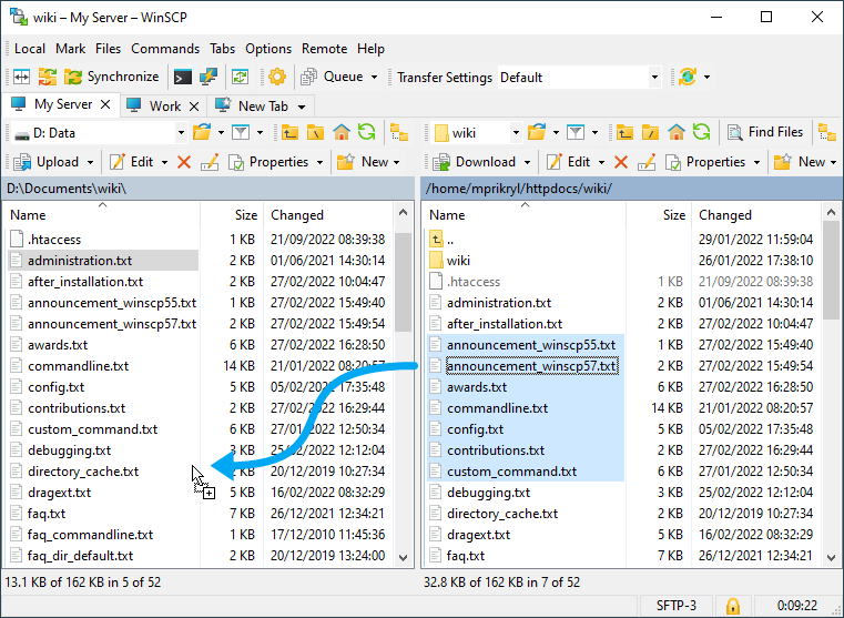 Getfiles winscp for windows installing filezilla server