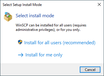 install winscp for windows 8