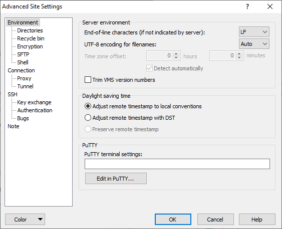 eclipse ssh shell display line width