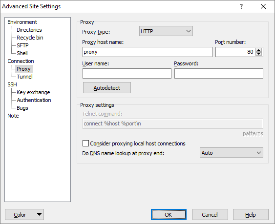 windows - PuTTY ssh tunnel (proxy) not supporting http(s