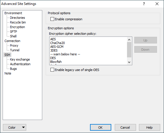 Winscp openssh