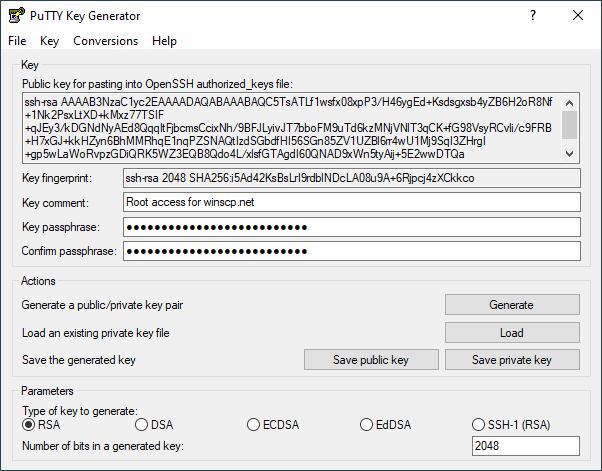 Create rsa key pair ubuntu