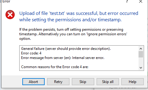 winscp エラーコード4 _ winscp 操作がサポートされていません – NIIKZM