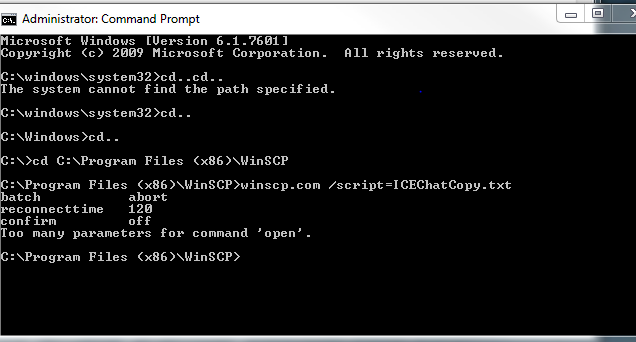 Too Many parameters for command 'open' please help :: Support Forum ...
