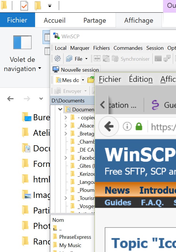 Directory display. WINSCP. WINSCP logo. WINSCP.exe.