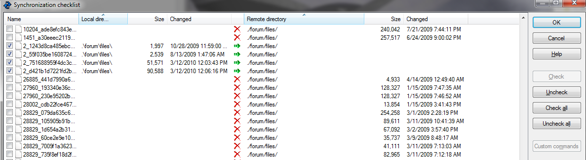 manictime exclude files from folder