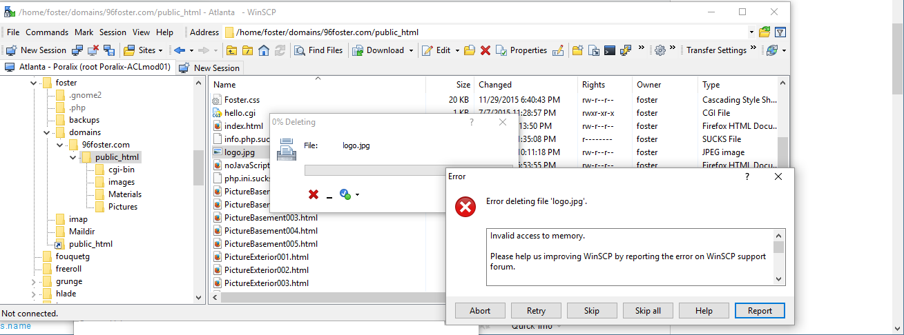 Winscp server sent command exit status 143 mysql workbench tutorial francais