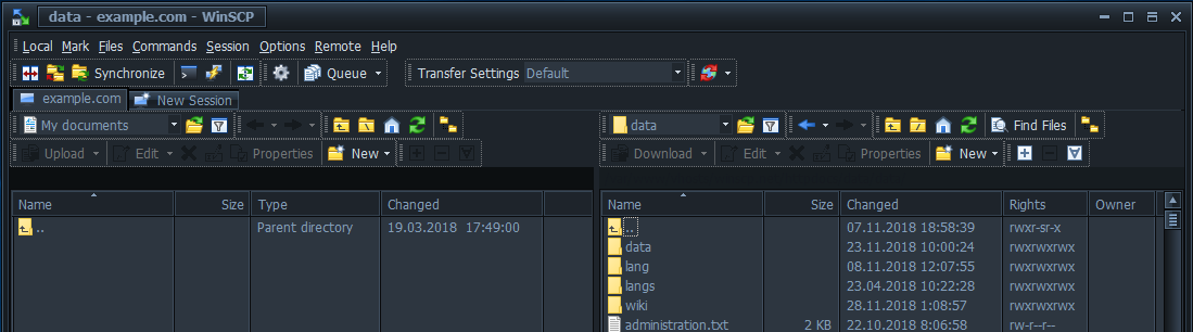 filezilla ubuntu dark theme