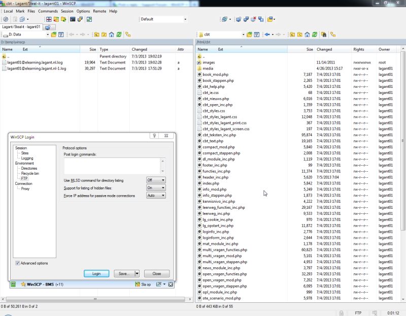 winscp show hidden files